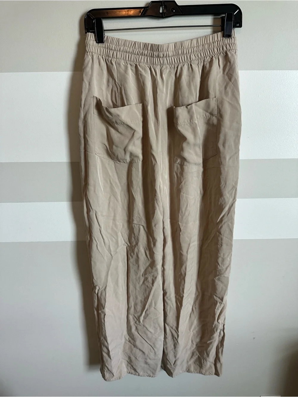 ZARA linen blend pull on pants Size Medium